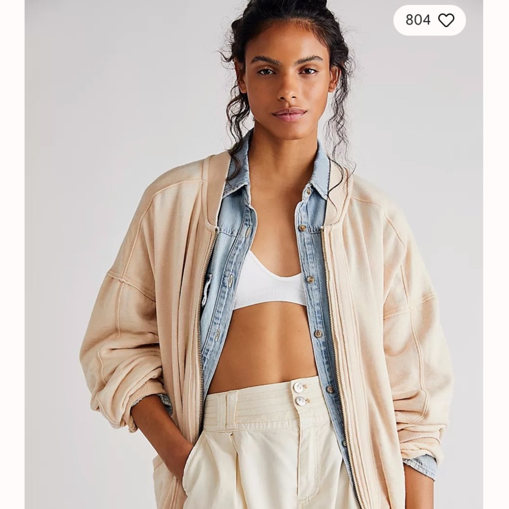 Free People Robby Bomber. Brand New and never worn.